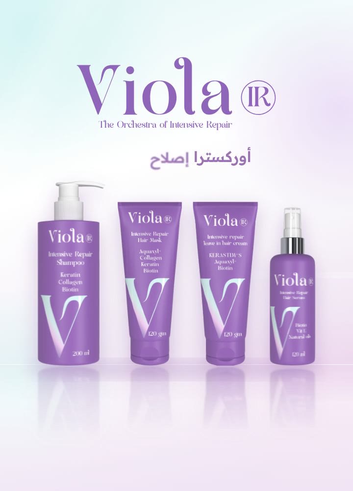 Viola IR: the four-product haircare line under the line The Orchestra of Intensive Repair