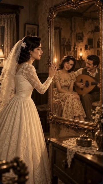 Room 404, Episode 4: a bride in 1952 touches the mirror that shows her with the man she loved